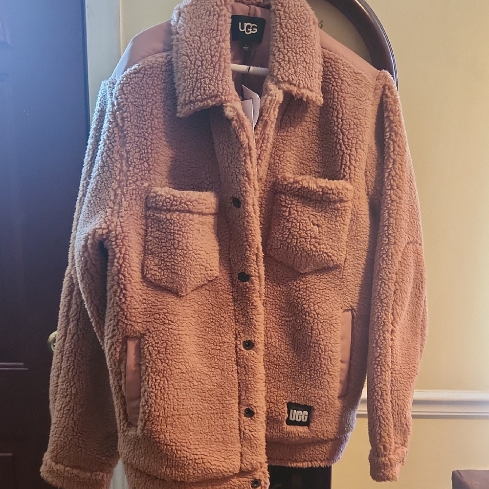 UGG Camel Sherpa Coat